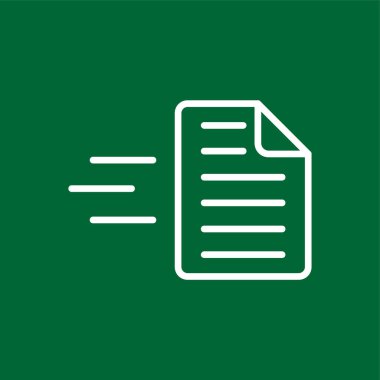 Simge gönder, vektör illüstrasyonu basit tasarım