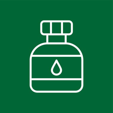 Kantin simgesi, vektör illüstrasyonu basit tasarım