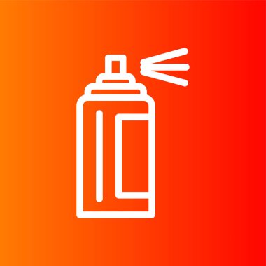 Sprey Kutusu simgesi, vektör illüstrasyonu basit tasarım