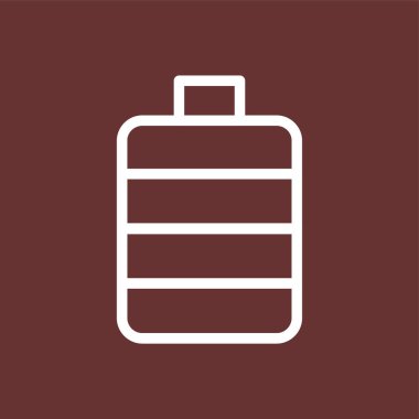 Battery icon, vector illustration simple design