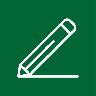 Pencil icon, vector illustration simple design
