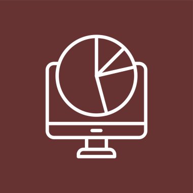 Statik simgesi, vektör illüstrasyonu basit tasarım