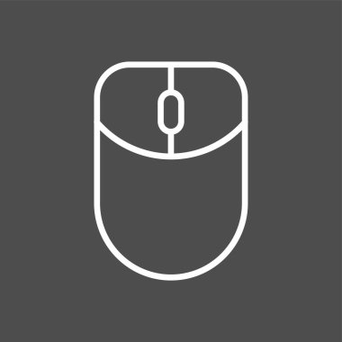 Fare simgesi, vektör illüstrasyonu basit tasarım