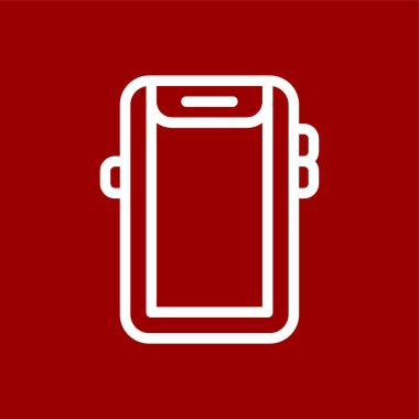 mobil simge, vektör illüstrasyonu basit tasarım