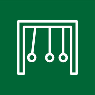 Sarkaç simgesi, vektör illüstrasyonu basit tasarım