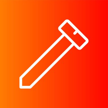 Tırnak simgesi, vektör illüstrasyonu basit tasarım