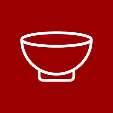 Kase simgesi, vektör illüstrasyonu basit tasarım