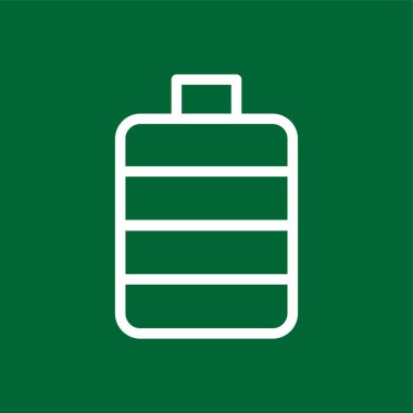Battery icon, vector illustration simple design