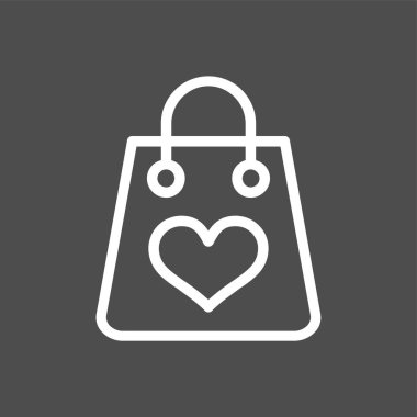 çanta simgesi, vektör illüstrasyonu basit tasarım