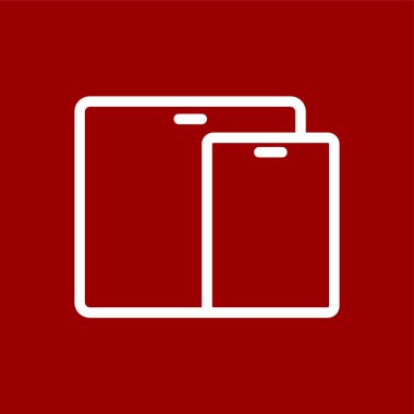 Aygıt simgesi, vektör illüstrasyonu basit tasarım