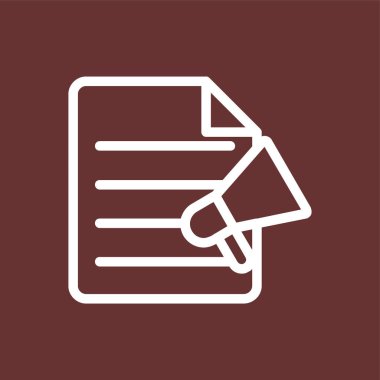 İçerik simgesi, vektör illüstrasyonu basit tasarım