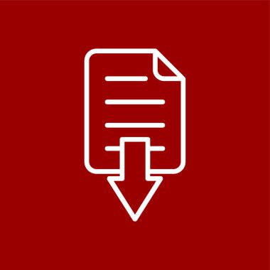 Simge indir, vektör illüstrasyonu basit tasarım