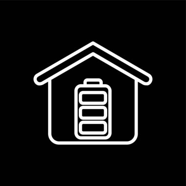 Battery icon, vector illustration simple design