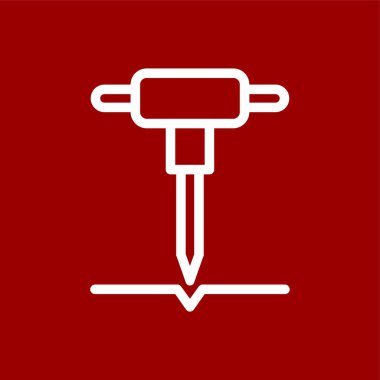 Kaya matkabı simgesi, vektör illüstrasyonu basit tasarım