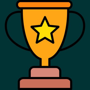 Award icon, vector illustration simple design