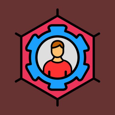 Yetenek simgesi, vektör illüstrasyonu basit tasarım