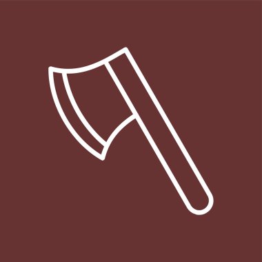 Balta simgesi, vektör illüstrasyonu basit tasarım