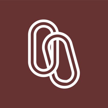 Bağlantı Binası simgesi, vektör illüstrasyonu basit tasarım