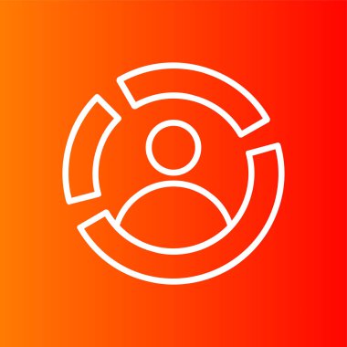 Yetenek Simgesi, vektör illüstrasyonu basit tasarım