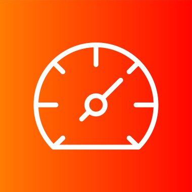 Gösterge paneli simgesi, vektör illüstrasyonu basit tasarım