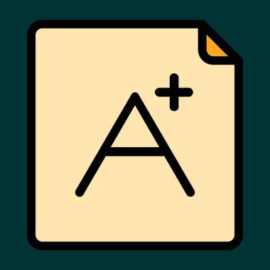 derecelendirme simgesi, vektör illüstrasyonu basit tasarım