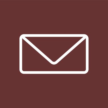 Envelope icon, vector illustration simple design
