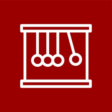 Sarkaç simgesi, vektör illüstrasyonu basit tasarım