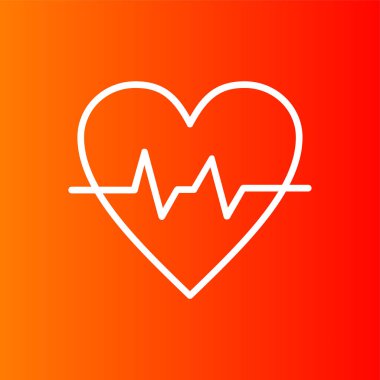 Sağlıklı simge, vektör çizimi basit tasarım