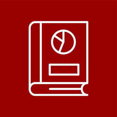 İstatistiksel simge, vektör illüstrasyonu basit tasarım