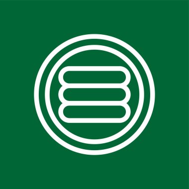 Bozuk para simgesi, vektör illüstrasyonu basit tasarım