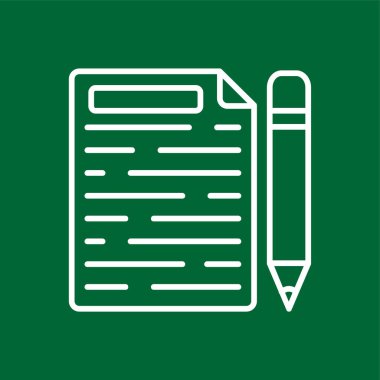 Madde simgesi, vektör illüstrasyonu basit tasarım