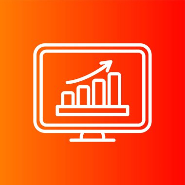 Üretkenlik simgesi, vektör illüstrasyonu basit tasarım