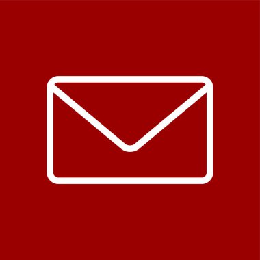 e- posta simgesi, vektör illüstrasyonu basit tasarım