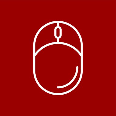 Fare simgesi, vektör illüstrasyonu basit tasarım