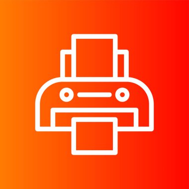 faks simgesi, vektör illüstrasyonu basit tasarım