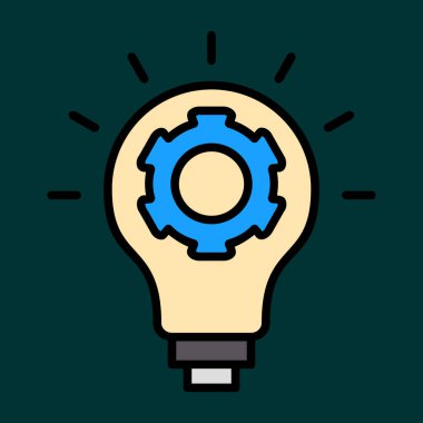 strateji simgesi, vektör illüstrasyonu basit tasarım