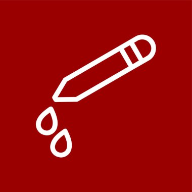 Droper simgesi, vektör illüstrasyonu basit tasarım