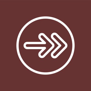 Sonraki simge, vektör illüstrasyonu basit tasarım