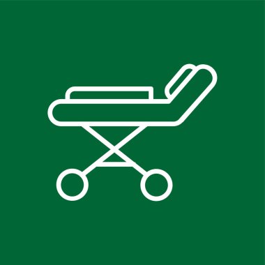 sedye simgesi, vektör illüstrasyonu basit tasarım