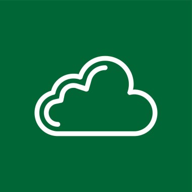 Cloud icon, vector illustration simple design