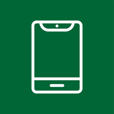 akıllı telefon simgesi, vektör illüstrasyonu basit tasarım