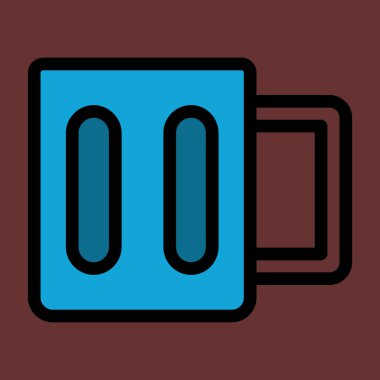 bira simgesi, vektör illüstrasyonu basit tasarım