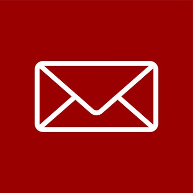 Envelope icon, vector illustration simple design