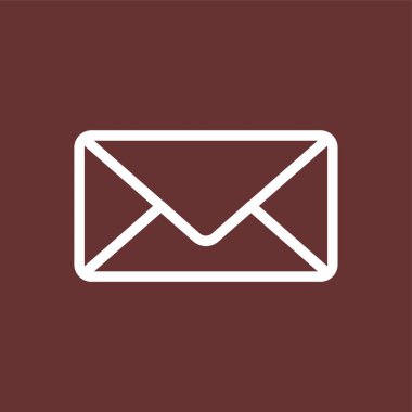 Envelope icon, vector illustration simple design