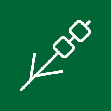 Şekerleme simgesi, vektör illüstrasyonu basit tasarım