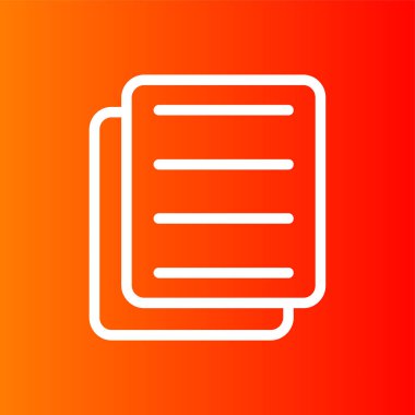 Note icon, vector illustration simple design