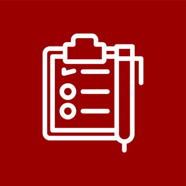 Report icon, vector illustration simple design