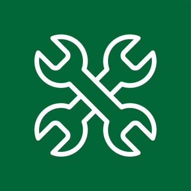 Simgeyi düzelt, vektör illüstrasyonu basit tasarım