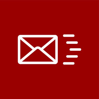 e- posta simgesi, vektör illüstrasyonu basit tasarım