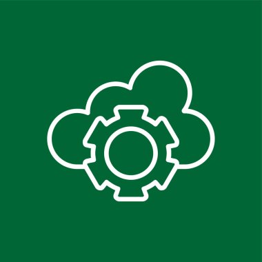 Cloud icon, vector illustration simple design